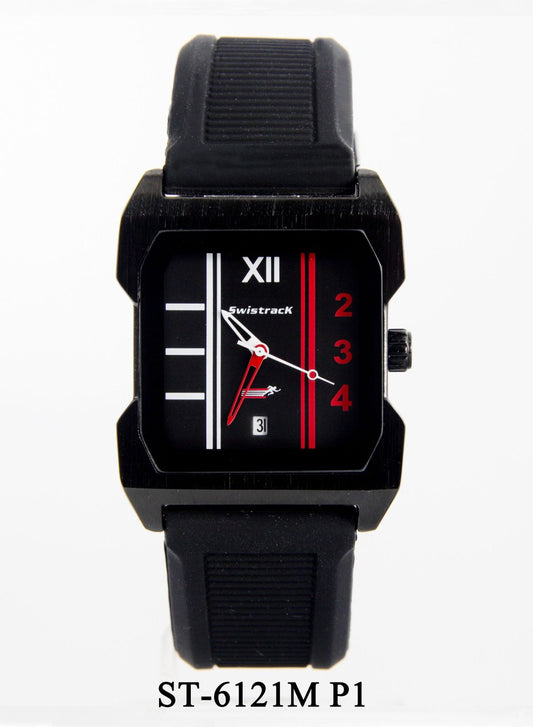 Swistrack ST-6121M Men’s Square Analog Watch – Assorted Color Variants