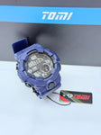 Tomi Digital Analog Sports Watch – Navy Blue