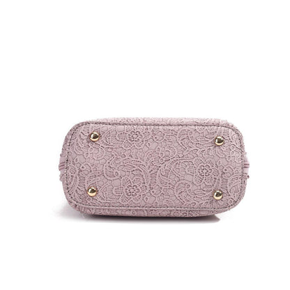 Lace Pattern Elegant Handbag