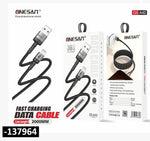 ONESAM 36W Fast Charging Data Cable – 2 Meter Lightning Cable (Model OS-A42)