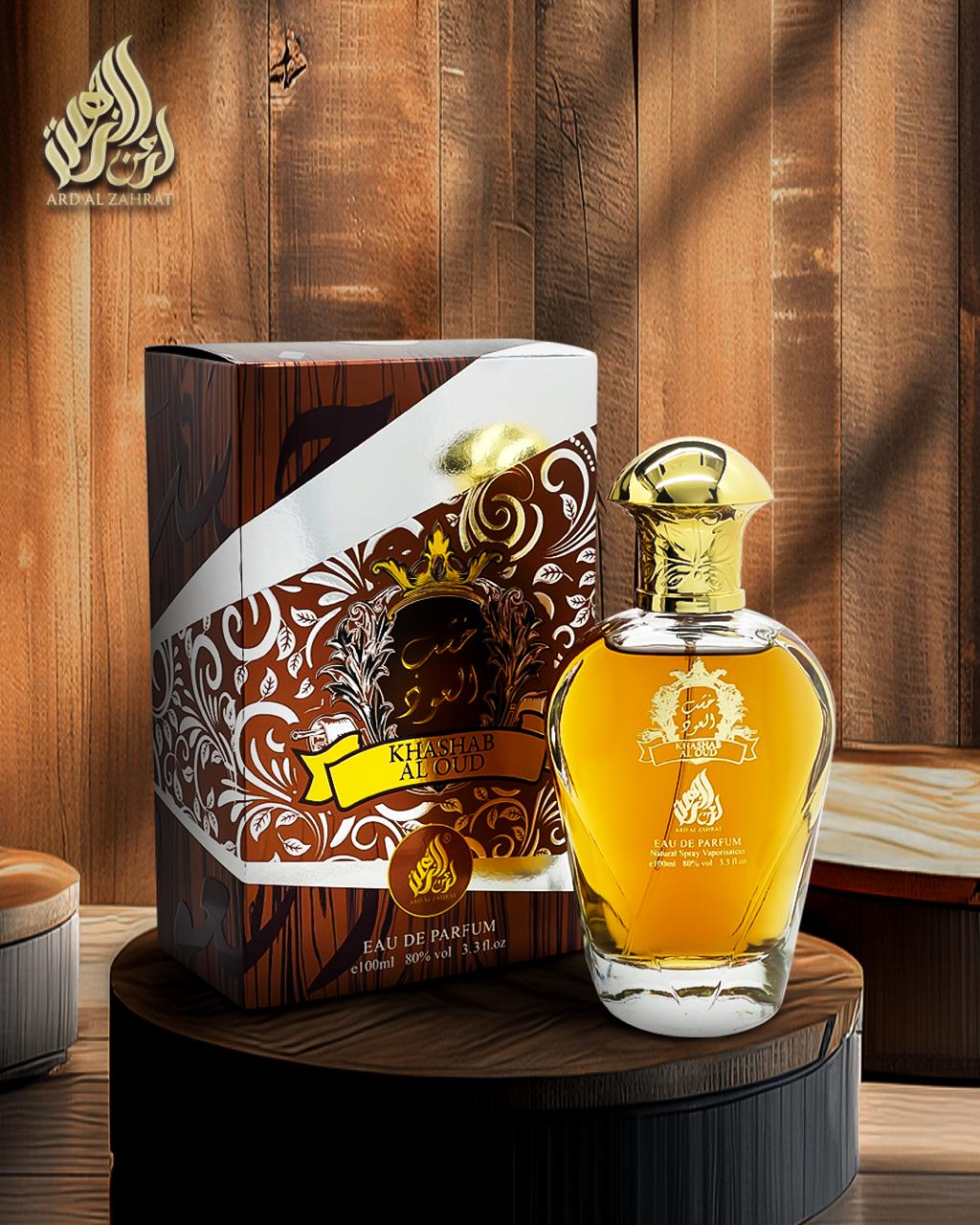 Khashab Al Oud Eau de Parfum by Ard Al Zaafaran 100ml bottle with packaging