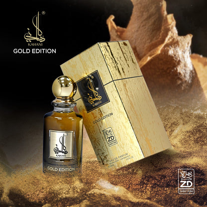 Kahani Gold Edition Eau de Parfum bottle by Zahrat Dubai