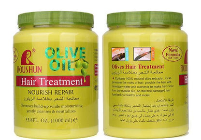Roushun Olive Oil Nourish Repair Hair Care Mask – 1000ml