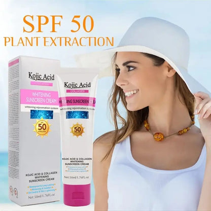 Kojic Acid Collagen Whitening Sunscreen Cream – 50ml