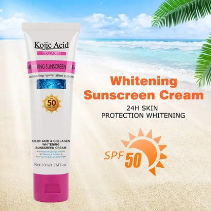 Kojic Acid Collagen Whitening Sunscreen Cream – 50ml