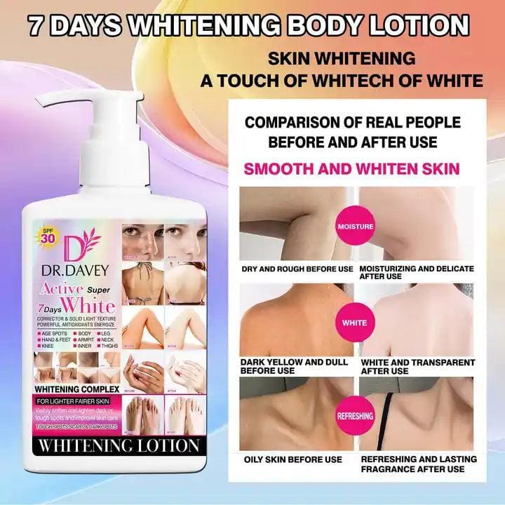 Dr Davey Active 7 Days Whitening Lotion – 300ml
