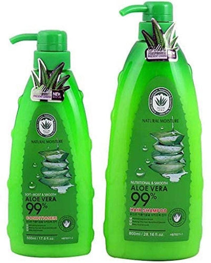 Habetong Aloe Vera Shampoo 800ml & Conditioner 500ml