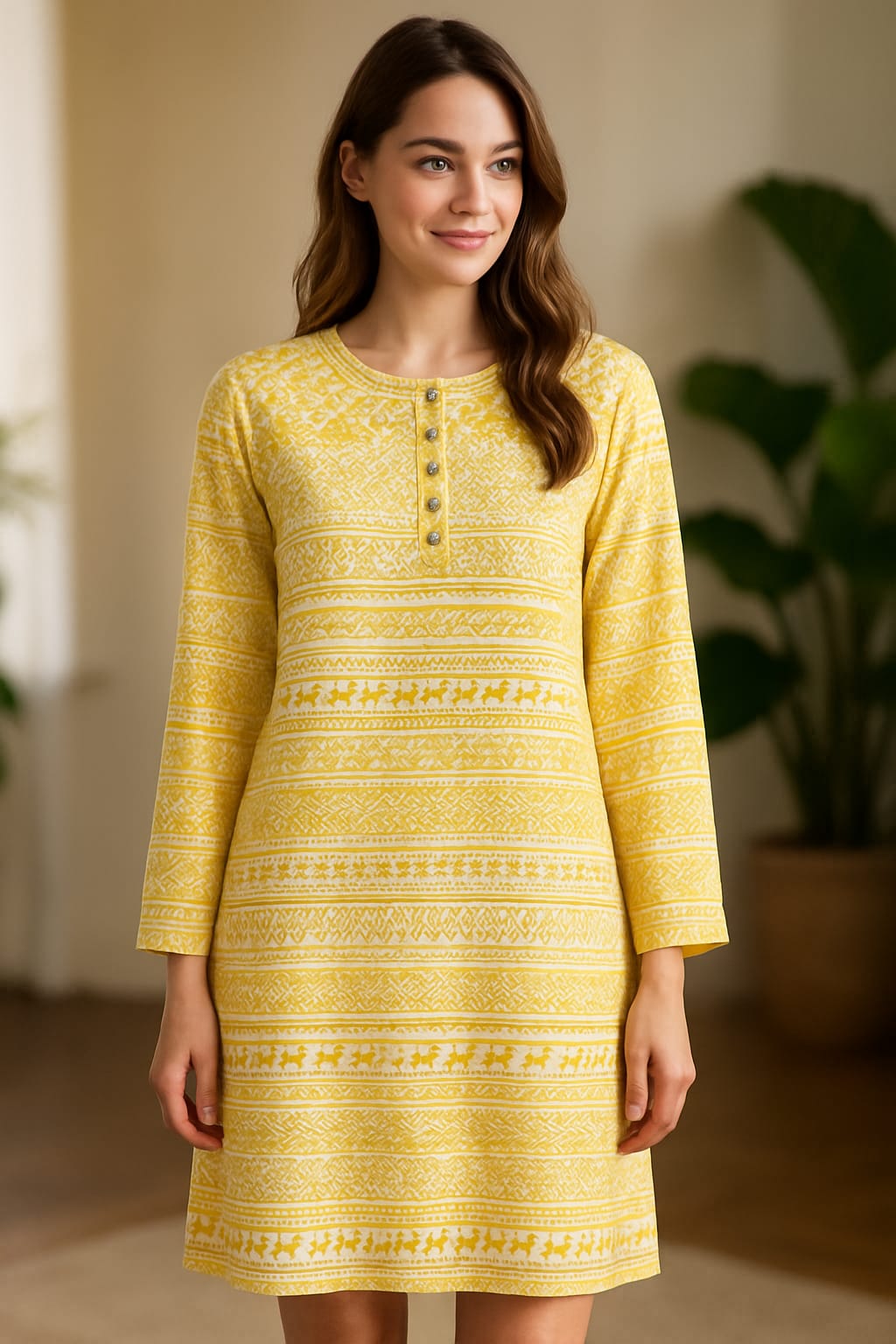 Women’s Long Sleeve Top with Pockets – Multiple Colors