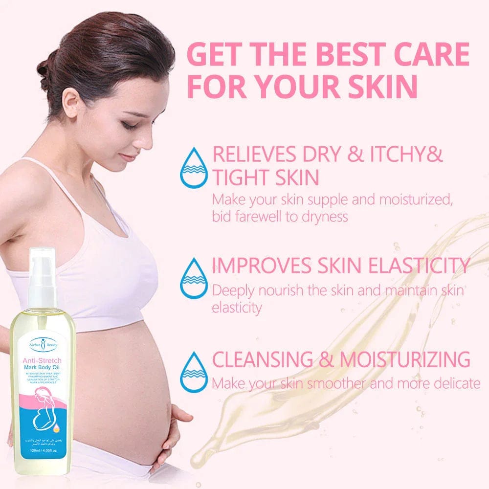Aichun Beauty Anti-Stretch Mark Body Oil – 120ml