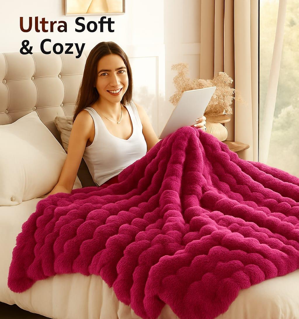 Super Soft Throw Blanket – Premium Silky Flannel Fleece