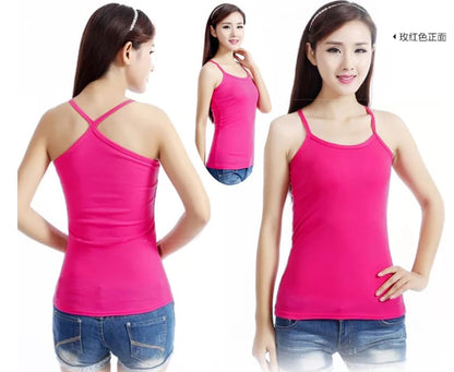 Plain Spaghetti Sando Tank Top – Women’s