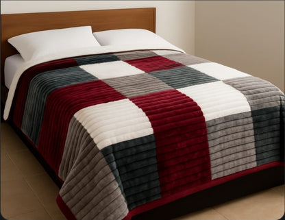 Lightweight Cozy Harmony Multicolor Blanket (220×240 cm)