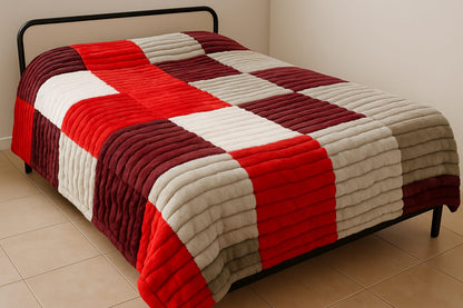 Lightweight Cozy Harmony Multicolor Blanket (220×240 cm)