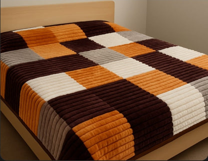 Lightweight Cozy Harmony Multicolor Blanket (220×240 cm)