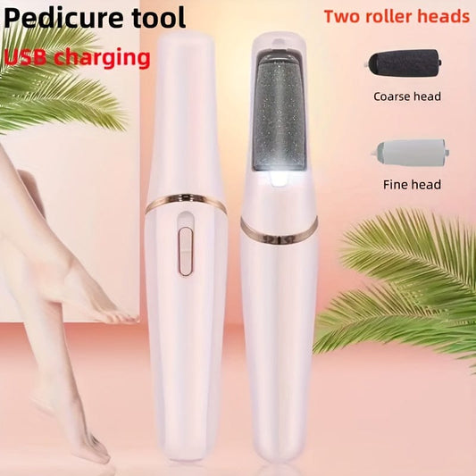 Rechargeable electric callus remover for smooth feet