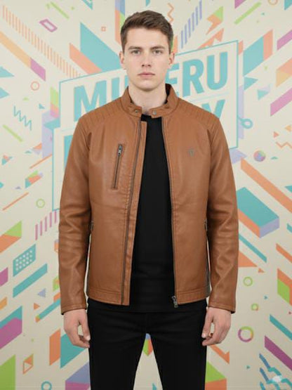 SKINOUTFIT Men's Genuine Lambskin Leather Jacket