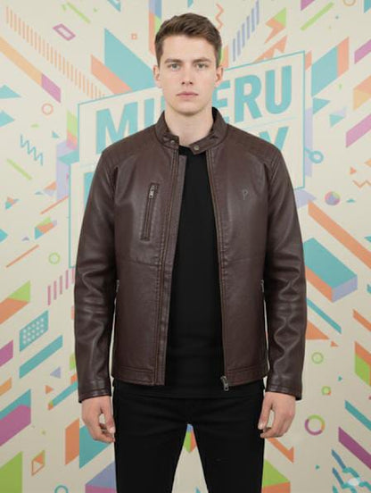 SKINOUTFIT Men's Genuine Lambskin Leather Jacket