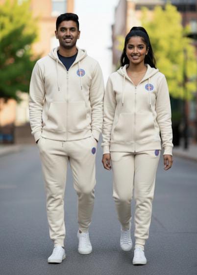 Pure 100% Cotton Track Suit – Medium to XXL Size