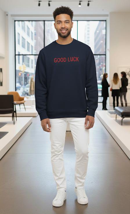 Winter sweat T-shirt made from pure cotton, medium to XXL size