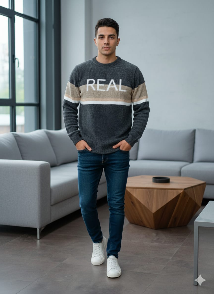 Pullover Imported Round Neck Men's Sweater / T-Shirt