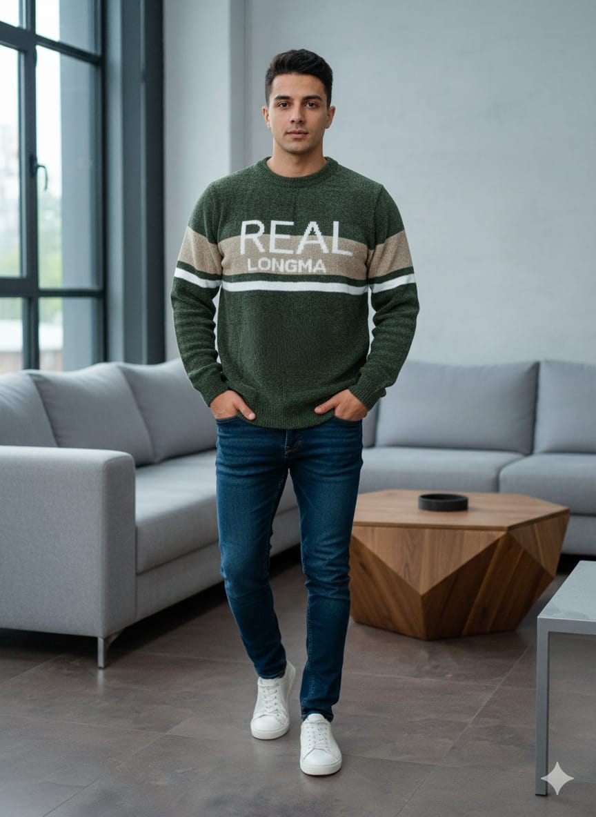Pullover Imported Round Neck Men's Sweater / T-Shirt