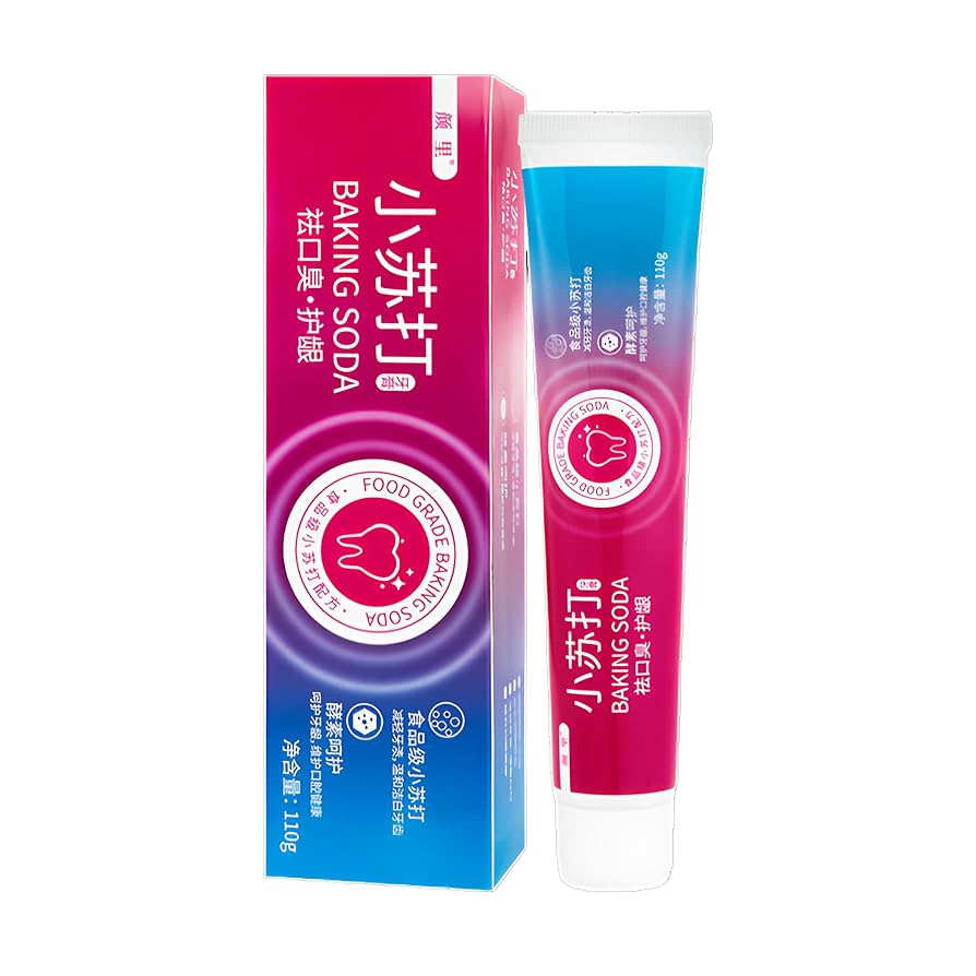 Baking Soda Toothpaste (小苏打牙膏) in white tube packaging