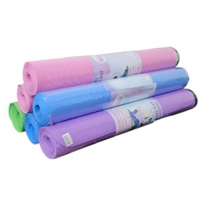 Eco-friendly EVA non-slip yoga mat for fitness and exercise