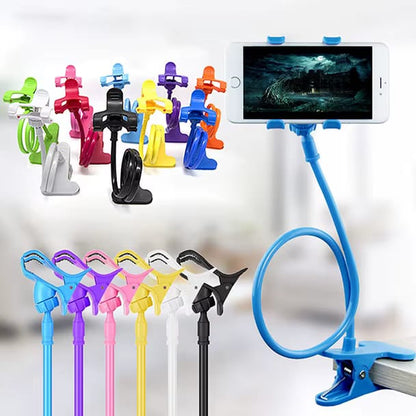 Flexible Gooseneck Phone Holder with Clamp Base