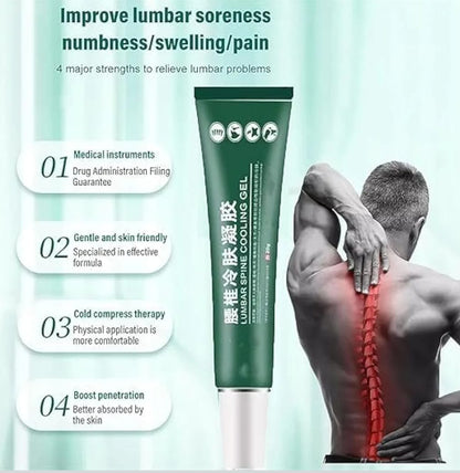 Lumbar Spine Cooling Gel – Herbal Body Comfort Gel
