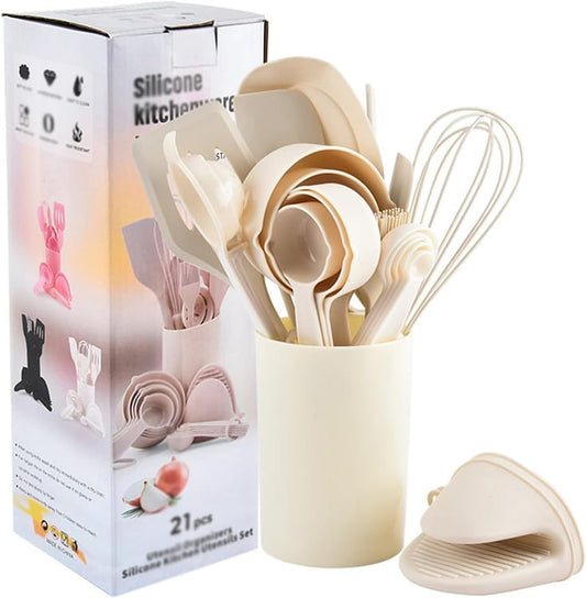 21-piece silicone kitchen utensil set SKW21PK