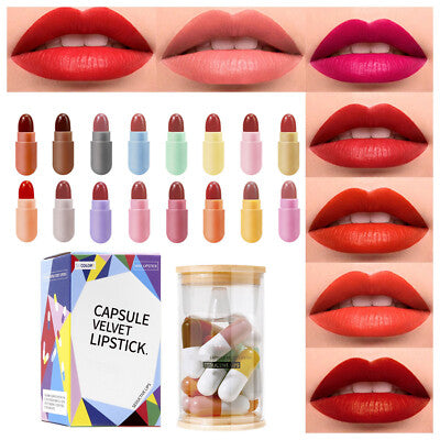 Kusslippe 16 Colors Mini Capsule Velvet Lipstick Set packaging front view