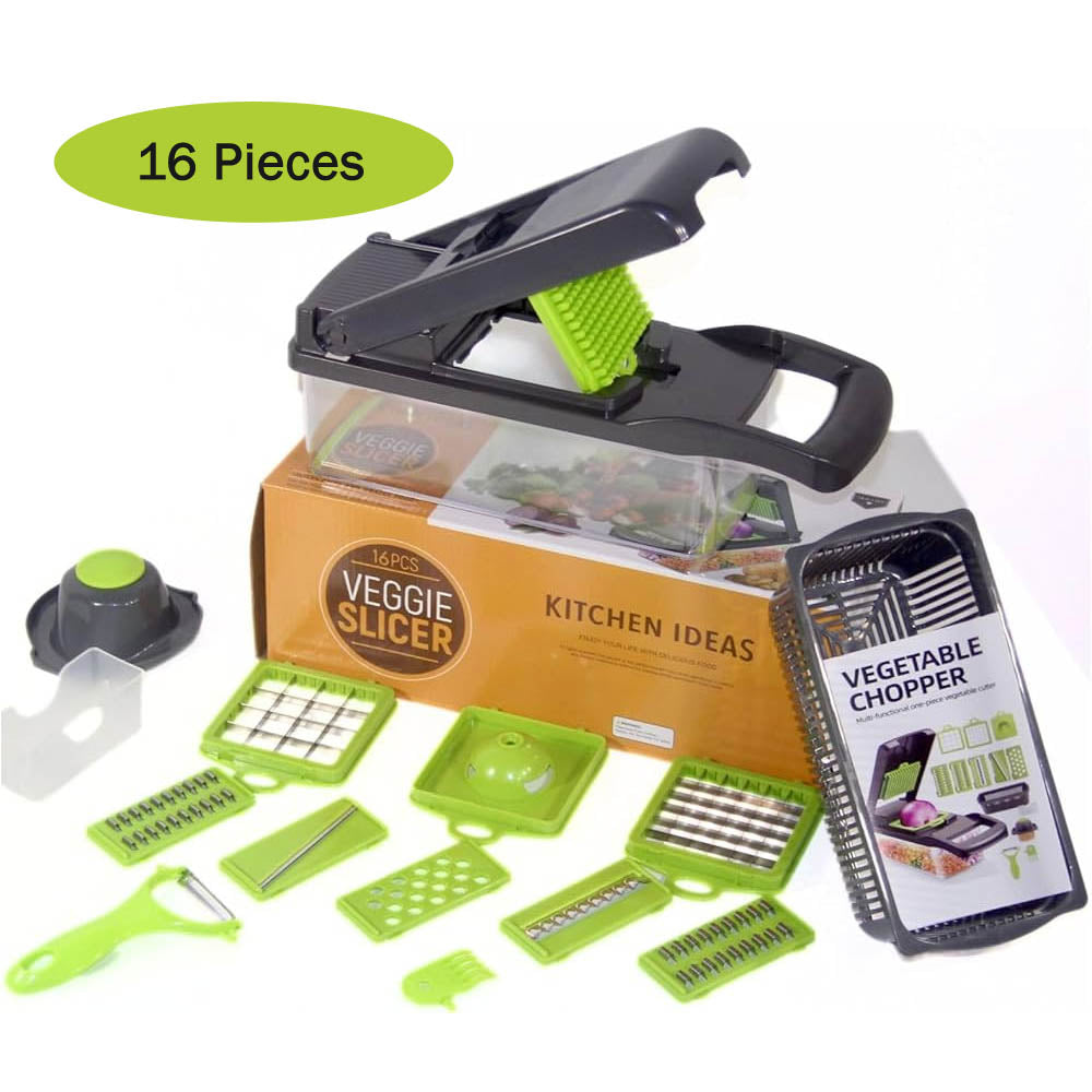 Veggie Slicer 16pcs multifunctional vegetable chopper set