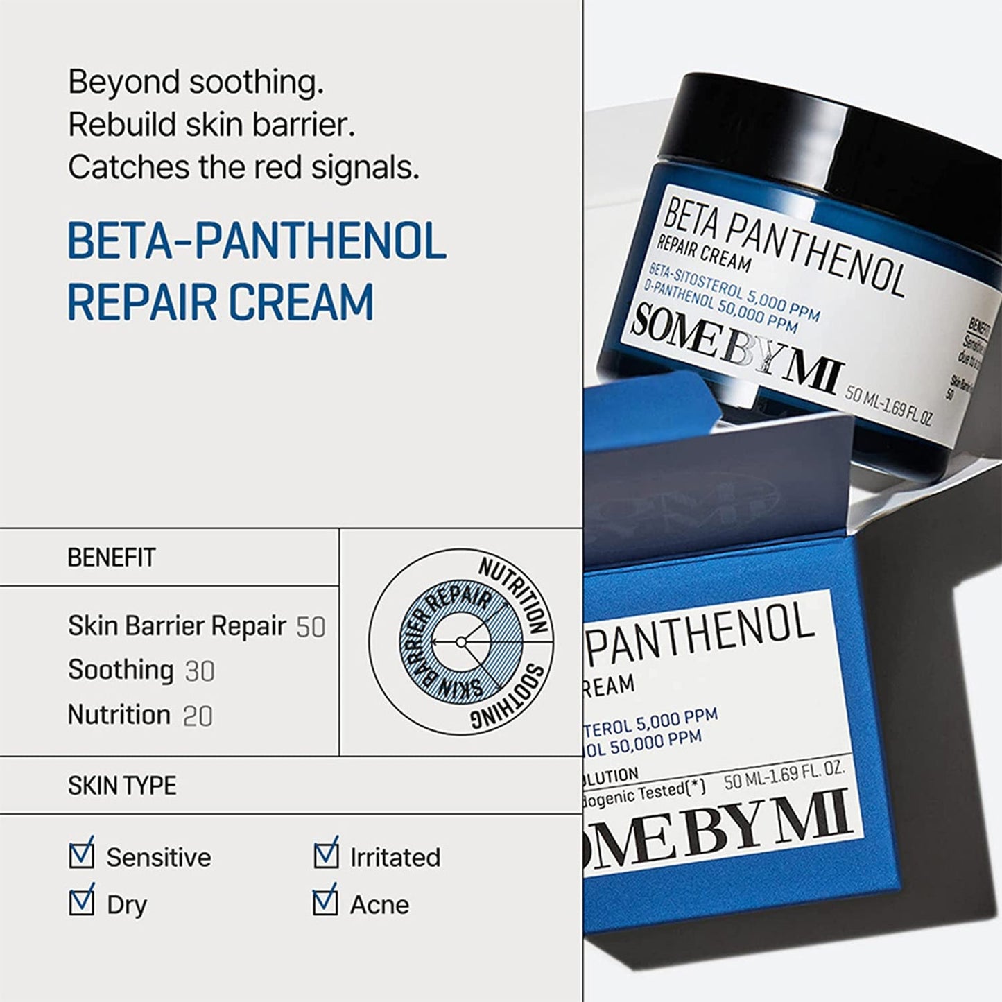 Some By Mi Beta Panthenol Repair Cream - 60g