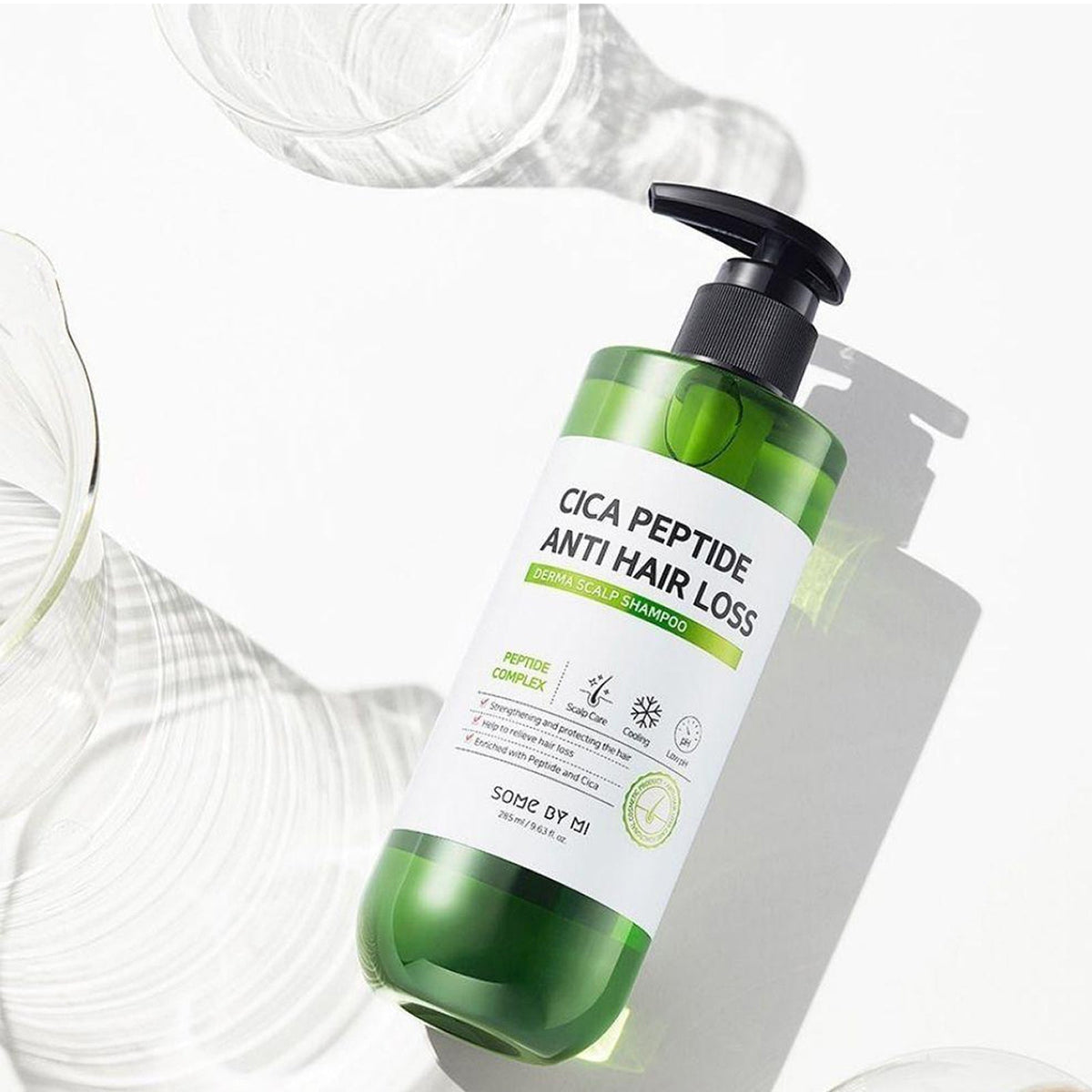 Some Shampoo Some By Mi Cica Peptide Anti Hair Loss Derma Scalp Shampoo - 285ml ...