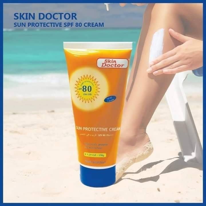 स्किन डॉक्टर सन प्रोटेक्टिव क्रीम SPF 80 - 150 ग्राम