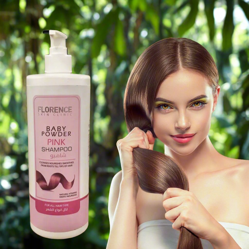 Florence Skin Clinic Baby Powder Pink Shampoo (800mL).