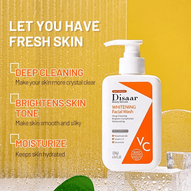 Disaar Beauty Skincare Vitamin C Whitening Facial Wash - 200g