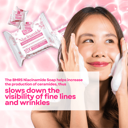 BMRS Niacinamide Soap 10x Brightening With Glutathione - 70g