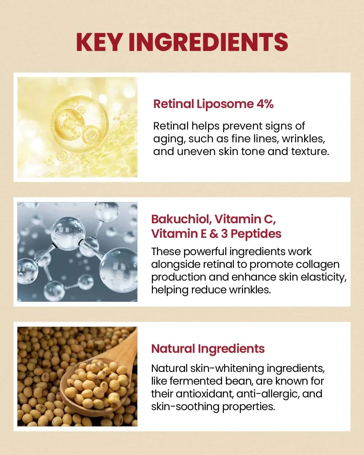 K-Secret Seoul 1988 Eye Cream Retinal Liposome 4% + Fermented Bean - 30ml