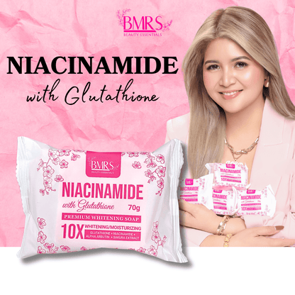 BMRS Niacinamide Soap 10x Brightening With Glutathione - 70g