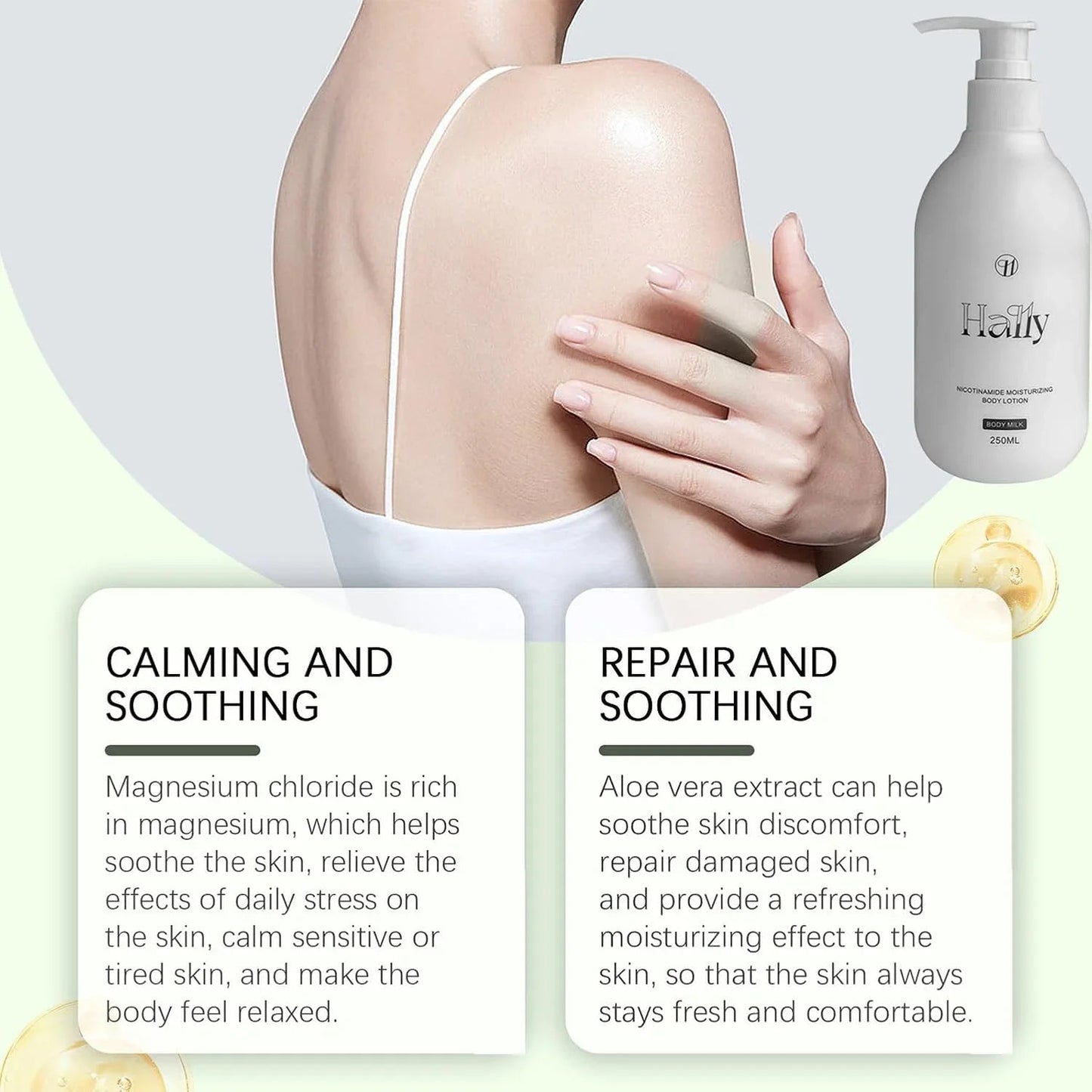 Hally Nicotinamide Moisturizing Body Lotion - 250ml