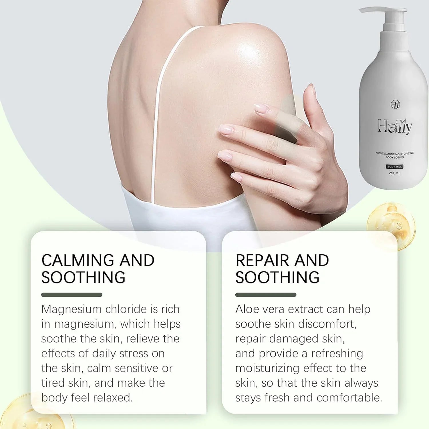 Hally Nicotinamide Moisturizing Body Lotion - 250ml