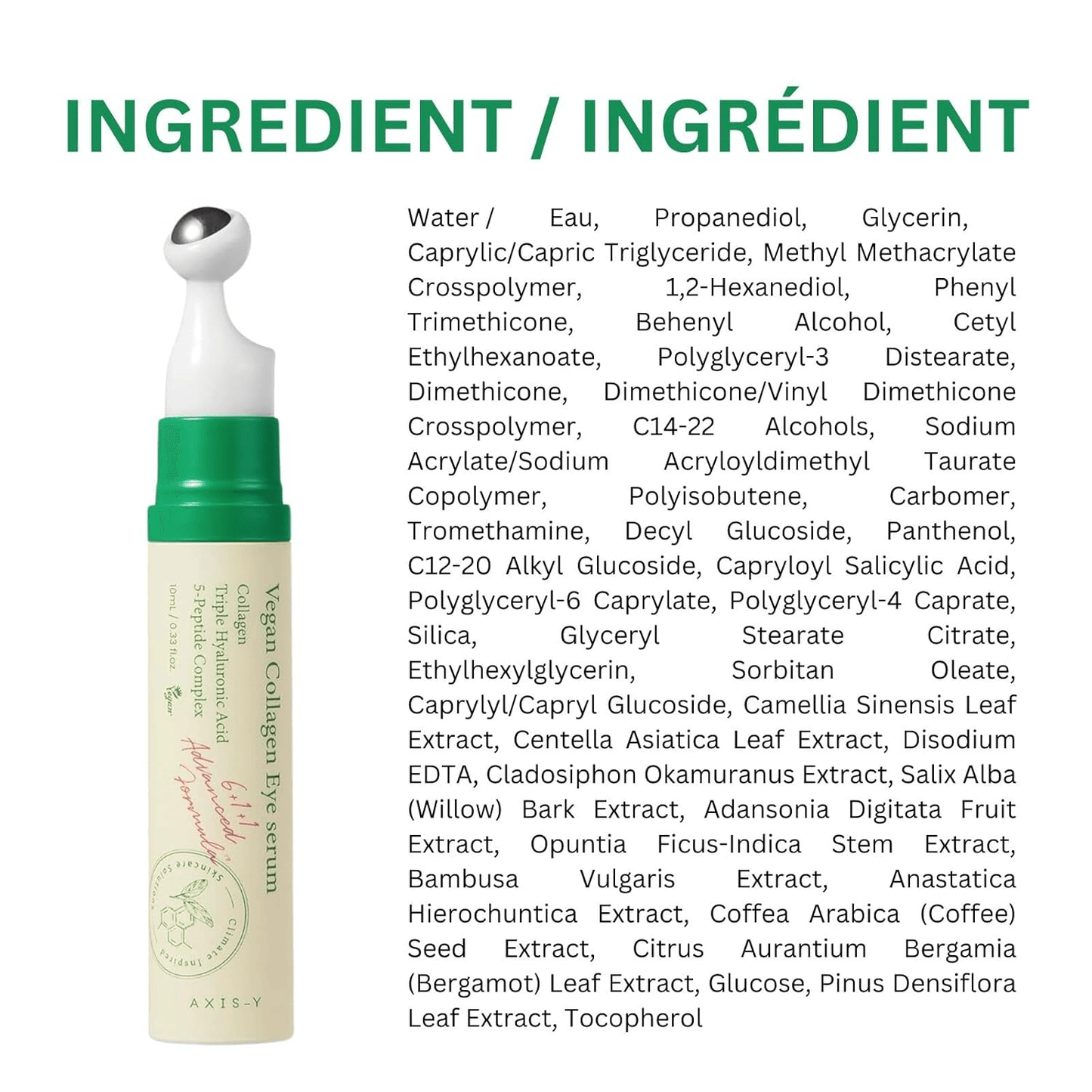 AXIS-Y Vegan Collagen Eye Serum - 10ml