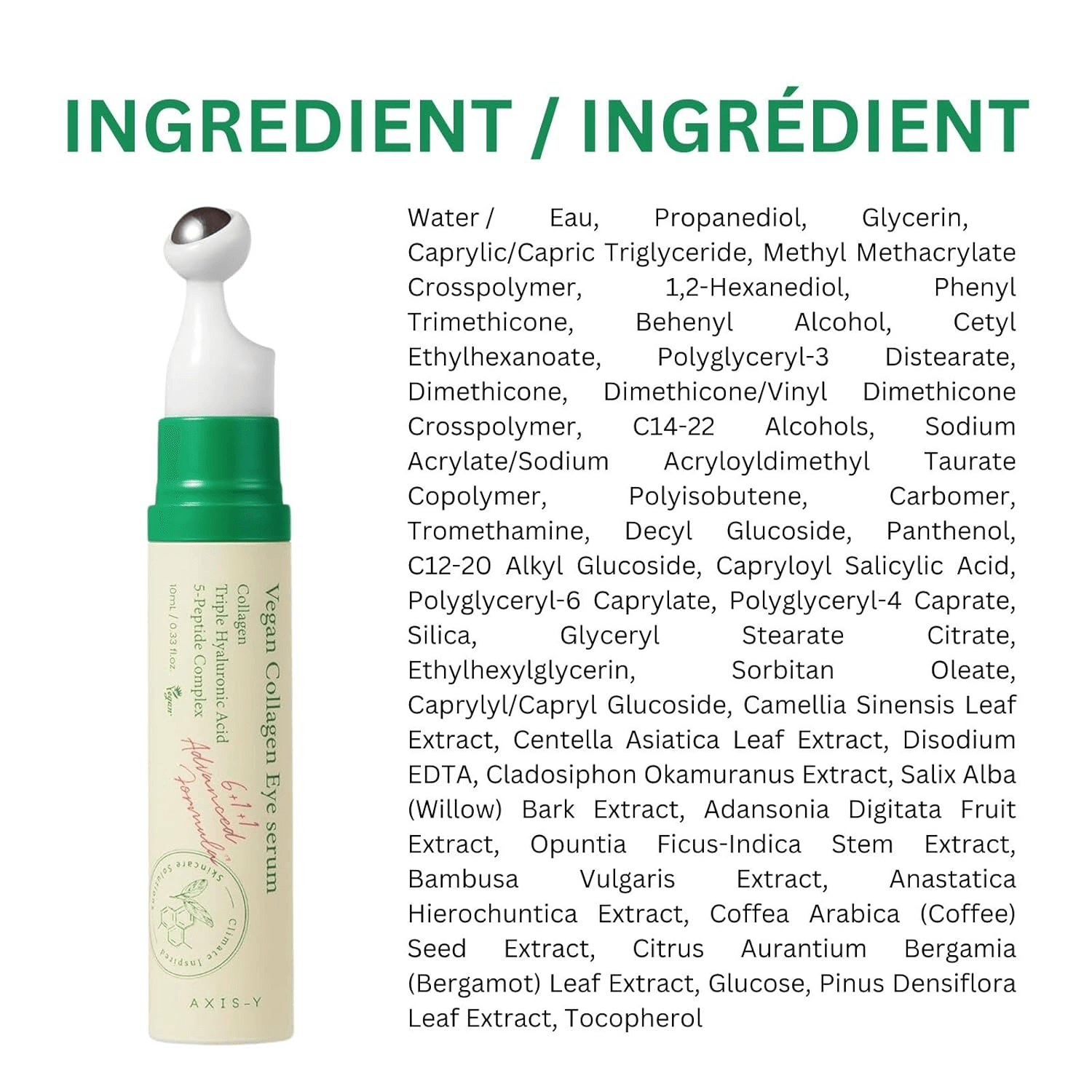 AXIS-Y Vegan Collagen Eye Serum - 10ml