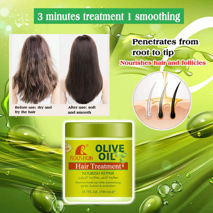 Roushun Olive Oil Nourish Repair Hair Care Mask – 1000ml