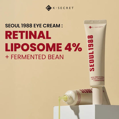 K-Secret Seoul 1988 Eye Cream Retinal Liposome 4% + Fermented Bean - 30ml
