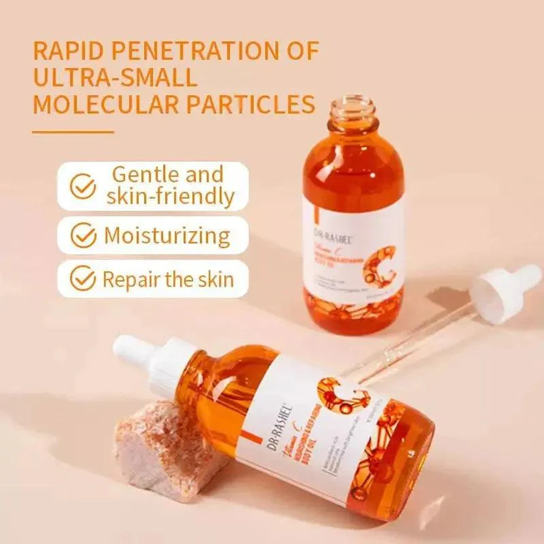 Dr.Rashel Vitamin C Nourishing & Repairing Body Oil - 100ml