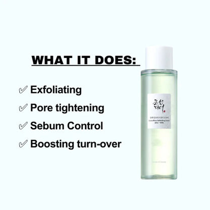 Beauty of Joseon Green Plum Refreshing Toner : AHA + BHA - 150ml
