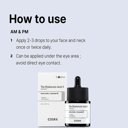Cosrx The Hyaluronic Acid 3 Serum - 20ml