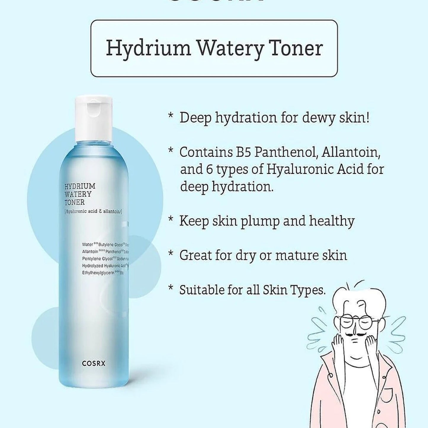 Cosrx Hydrium Watery Toner - 150ml